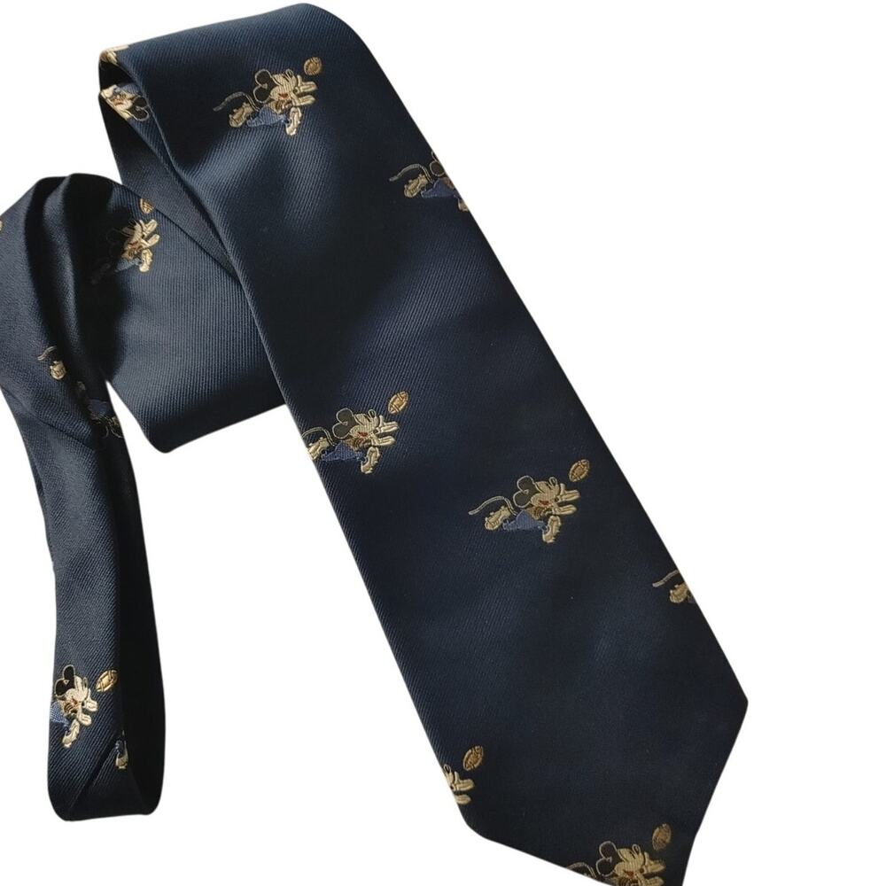 Mickey Mouse Tie by Cervantes Silk Blend Made in USA Embroidered